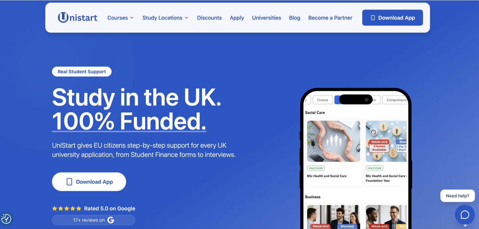 UniStart Website